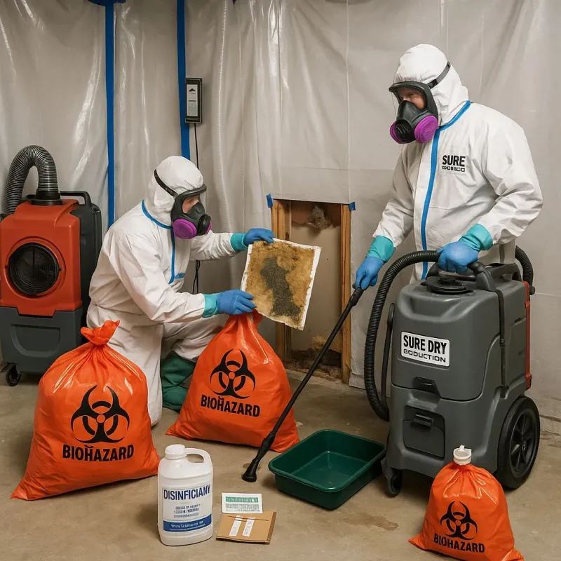 Contaminated Water Handling Protocols process in East Wenatchee Bench, WA